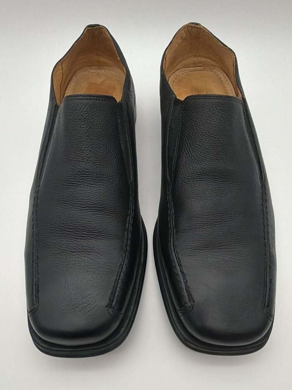 Sandro Men's Black Leather Slip-On Loafers